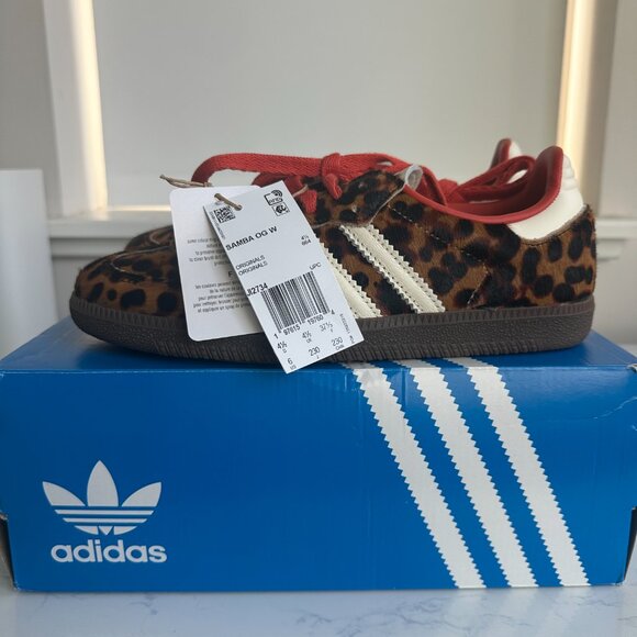 Adidas Samba, Leopard Print, Women's size 6 - Picture 9 of 11